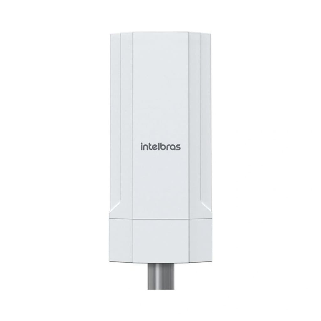 Roteador Outdoor Intelbras AP 1250 AC Dual Band 2.4G 5G PoE IP65 400m² 1167Mbps até 350 usuários