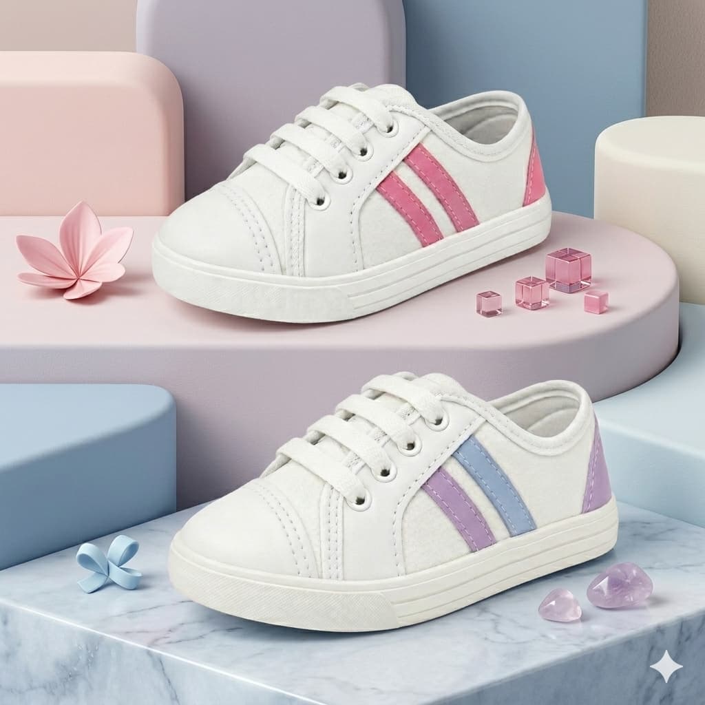 Tênis Infantil Escolar Casual Menina Confortável Criança Feminino Promoção Original