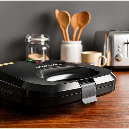 Sanduicheira Grill Elétrica 2 em 1 750W – Prensa Dupla Antiaderente 127V