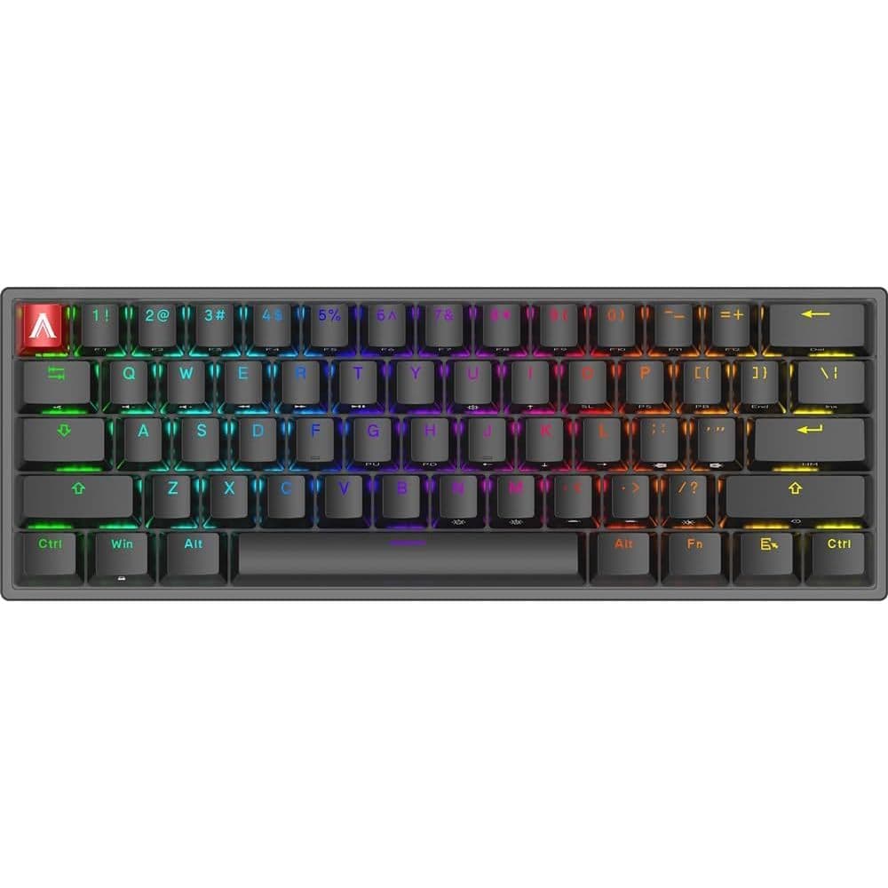 Teclado Mecânico Gamer AOC AGK600, RGB, Cherry MX Switch Red, Layout 60%, US, - AGK600BR/FG