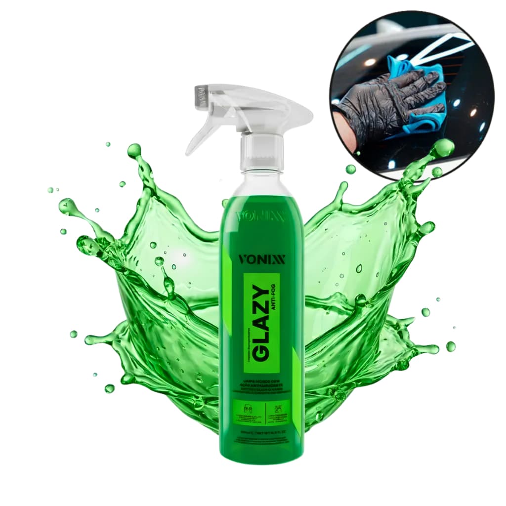 Glazy Limpa Vidros Anti Fog Anti Embaçante 500ml Vonixx