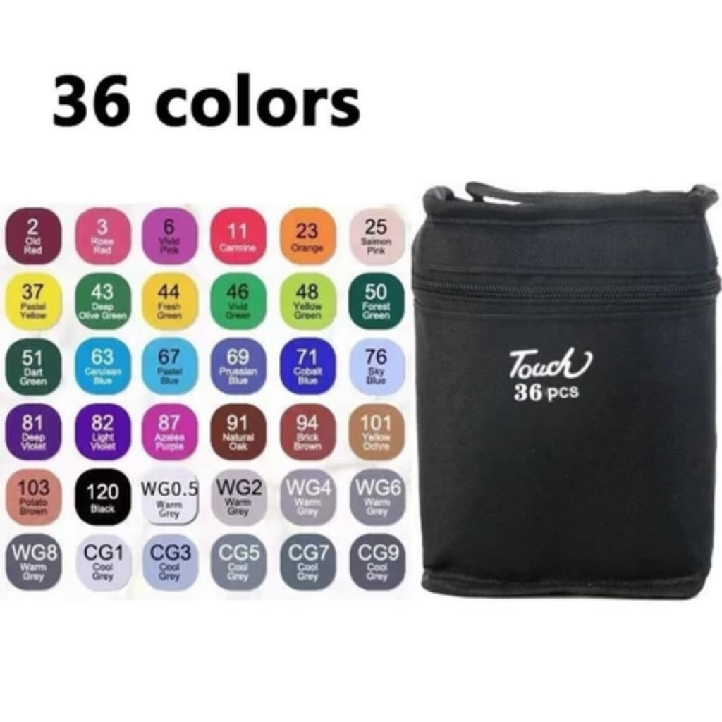 36peças Caneta Marcadora De Ponta Dupla Conjunto De Canetas De Aquarela Especial