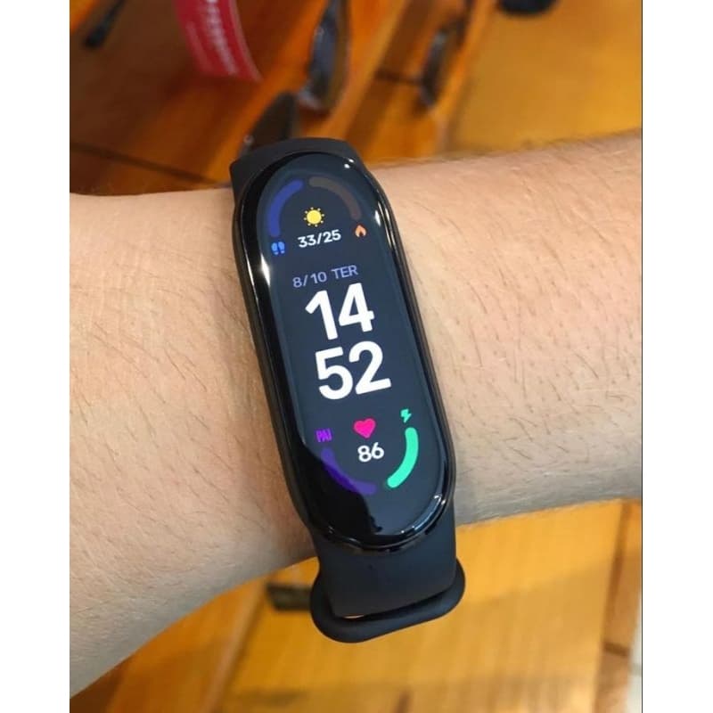 Smartwatch fino Ajustável e confortável Unisex Tela AMOLED Bluetooth Monitor Cardíaco