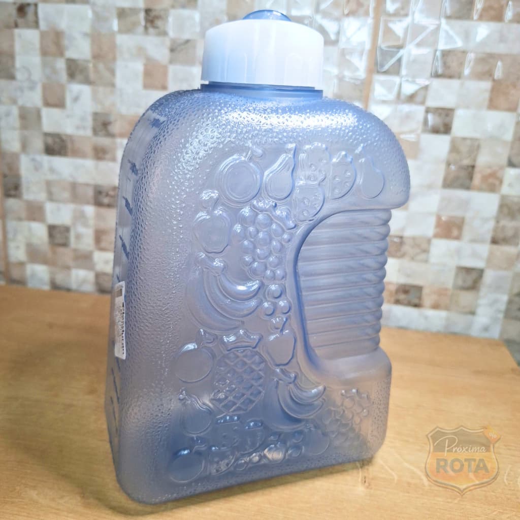 GARRAFA DE AGUA DE PLASTICO FRUTAS COLORS 2L
