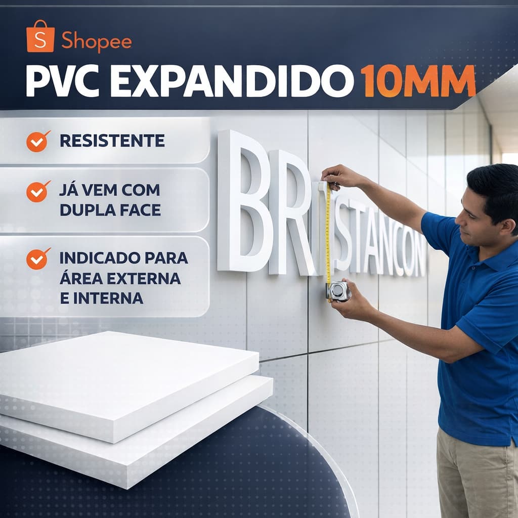 Letras 3D em PVC Expandido  Visual Profissional  Personalizado Sob Medida  Logo Letras números