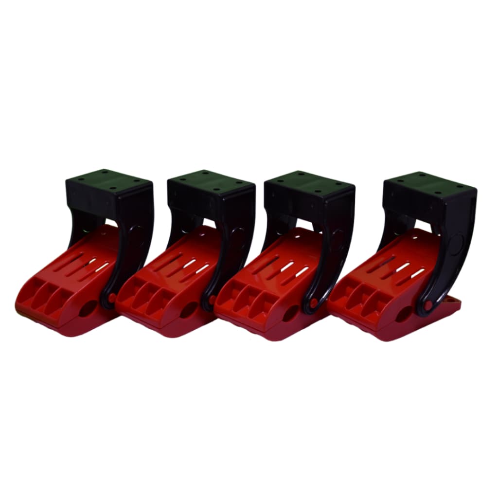 KIT 4 GRAMPOS TAPETE AUTOMOTIVO SECAGEM FIXADOR PAREDE COM BUCHA PARAFUSO LAVA RÁPIDO