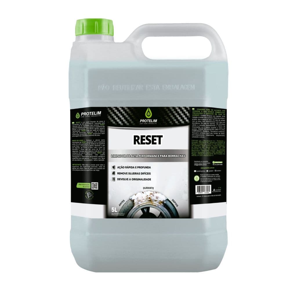 LIMPADOR DE PNEUS E BORRACHAS - RESET PROTELIM 5l