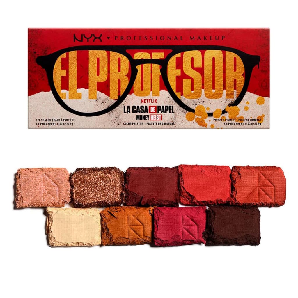 Beleza Minha | NYX La Casa de Papel - El Professor Paleta de Sombras e Pigmentos