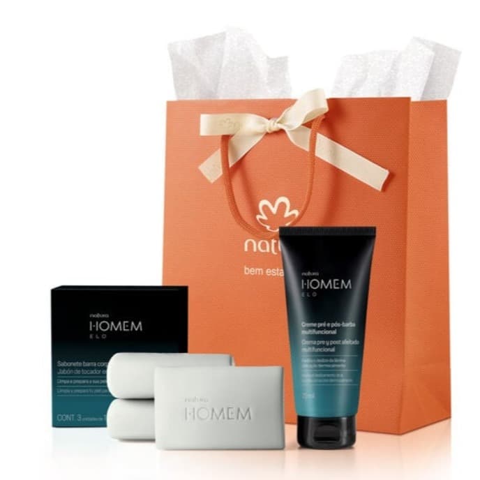 Presente Banho e Barba Natura Homem Elo