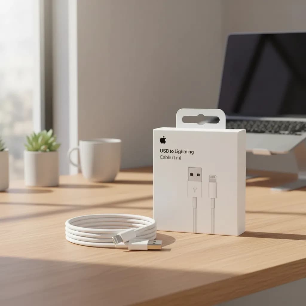 Cabo para Iphone Lightning USB 1 Metro Iphone 5 6 7 8 X XR XS 11 12 13 14