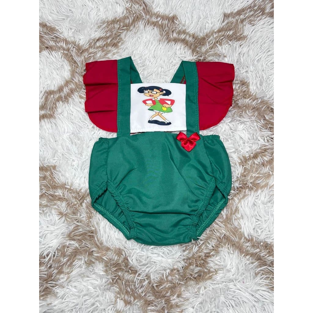 Romper Para Mesversario Chiquinha(Turma do Chaves) - 1 a 11 Meses