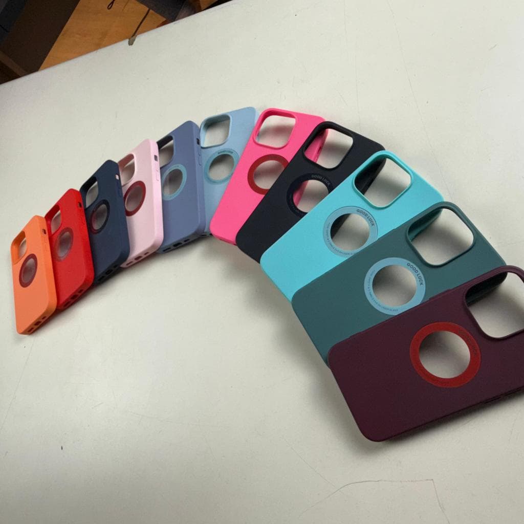 KIT 5 CAPINHAS CASE SILICONE AVELUDADA IPHONE 13 - 13 PRO SORTIDAS
