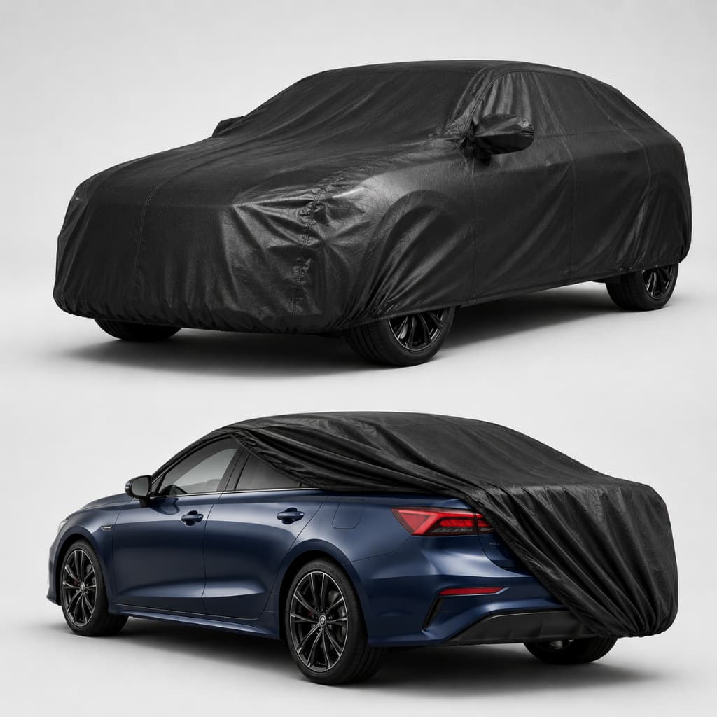 Capa Automotiva Universal Impermeável Proteção Contra Sol Chuva Poeira