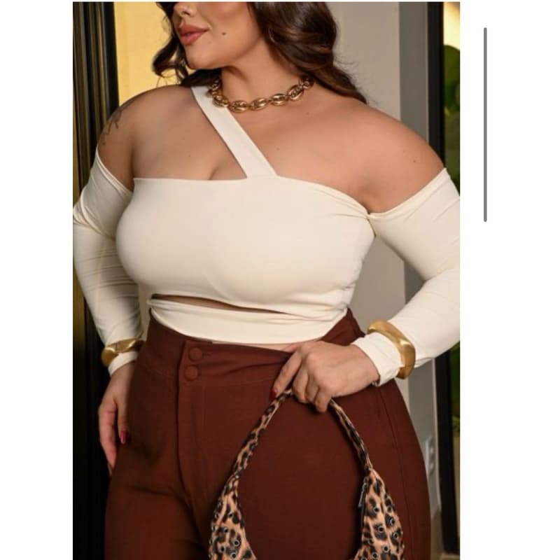 Croped faixa plus , Croped Plus Size