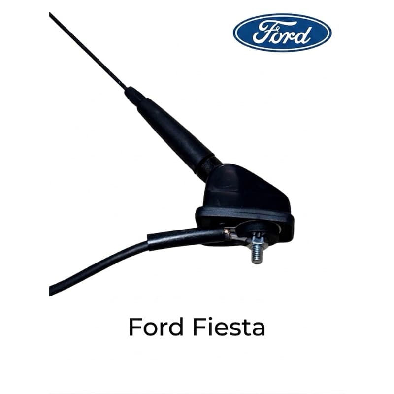 Antena Completa Base Cabo Preta Compatível com Ka Fiesta Escort Courier Mondeo Focus