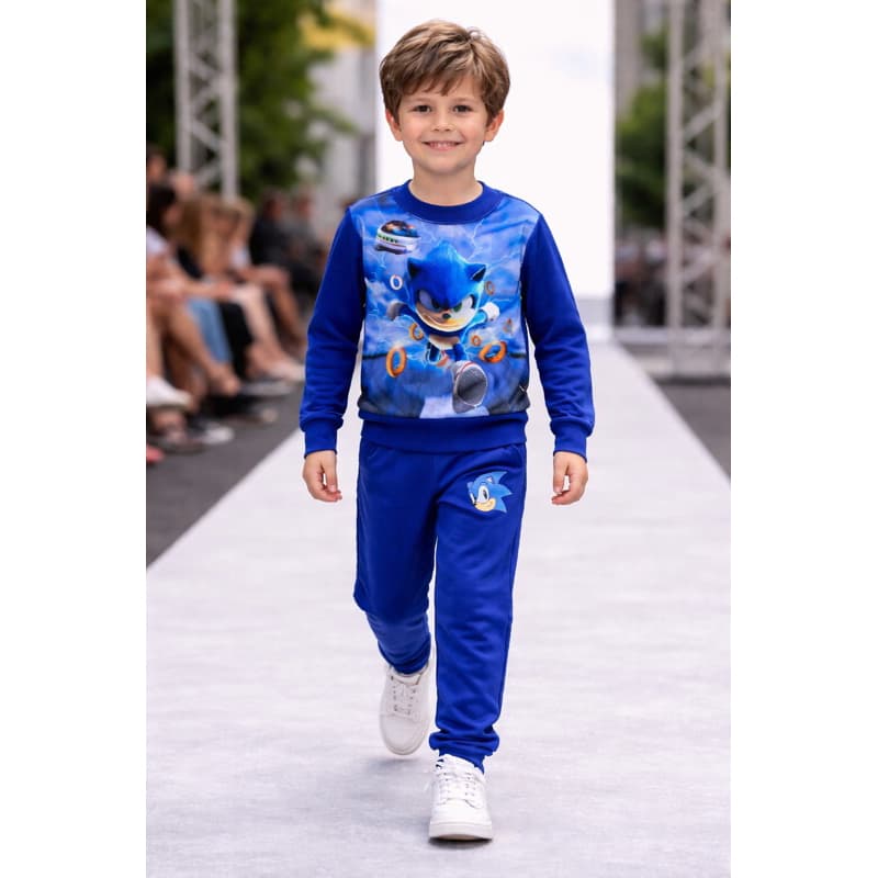 Conjunttom Flanelado Criança Inverno Personagens Menina Casaco e Calçao Infantil Moletom