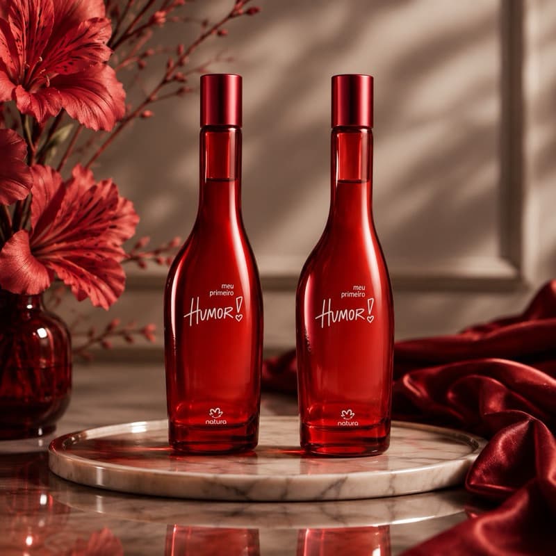 Kit 02 Perfumes Inspiração Meu Primeiro Humor Feminino Forte Marcante - 100ml