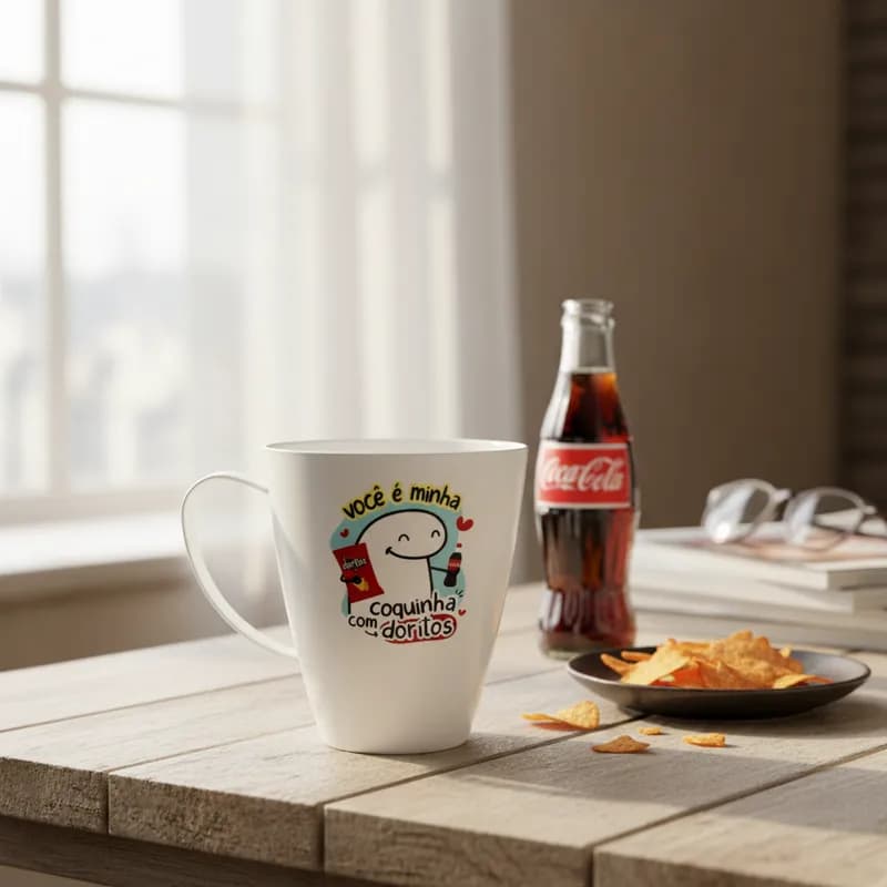 Canecas personalizadas FLOK APAIXONADO. Casal, Dia dos Namorados, Romance, Amor Engraçado