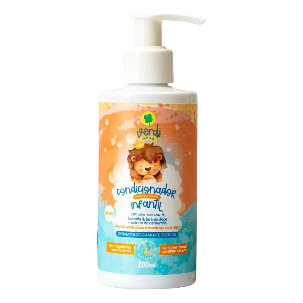 Condicionador Natural Lavanda e Laranja Com Óleos Essenciais - Verdi