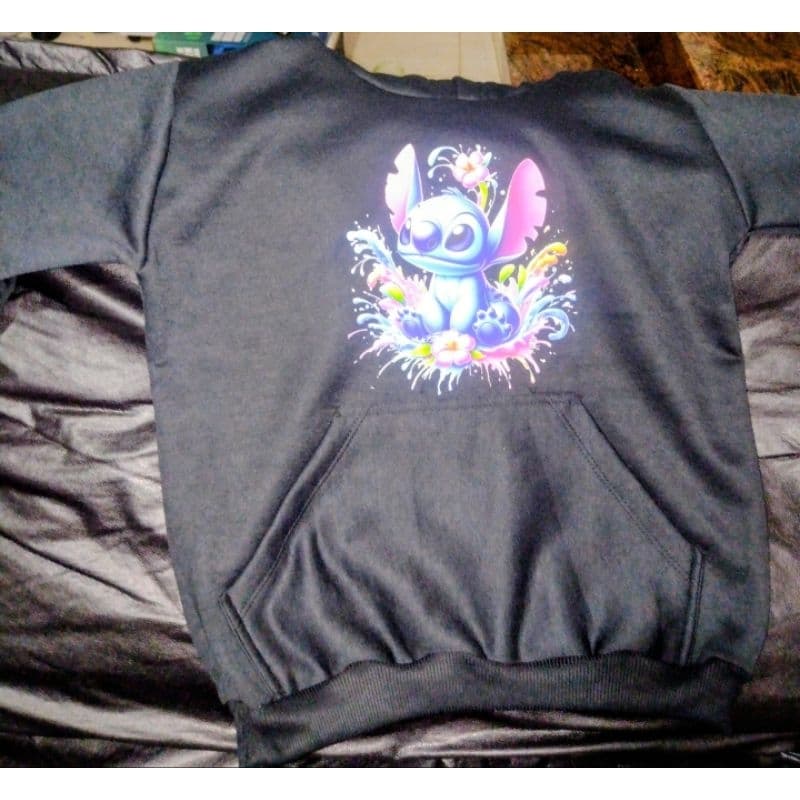 moleton infantil,blusa estampa stitik,desenho animado