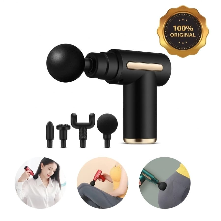 Massageador Elétrico Profissional Muscular Pistola Original Massagem Gun