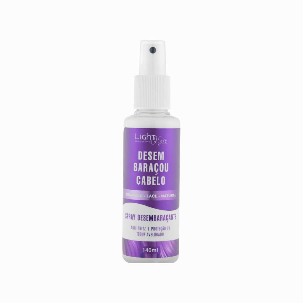 Desembaraçou Cabelo  Spray Desembaraçante Light Hair 140ml Protetor Térmico Antifrizz e Leave-in