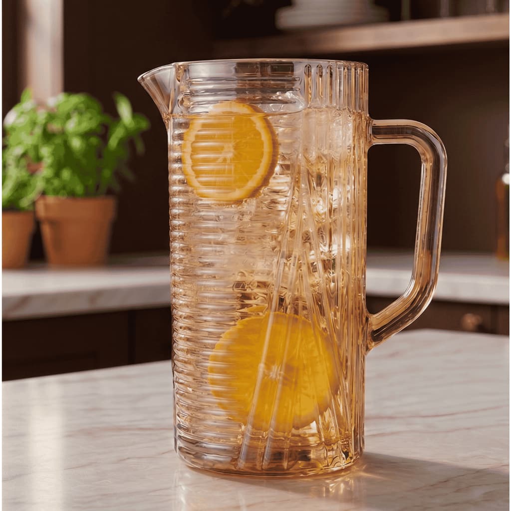 Jarra de Vidro Âmbar Imperial 1300 ML AMIGOLD
