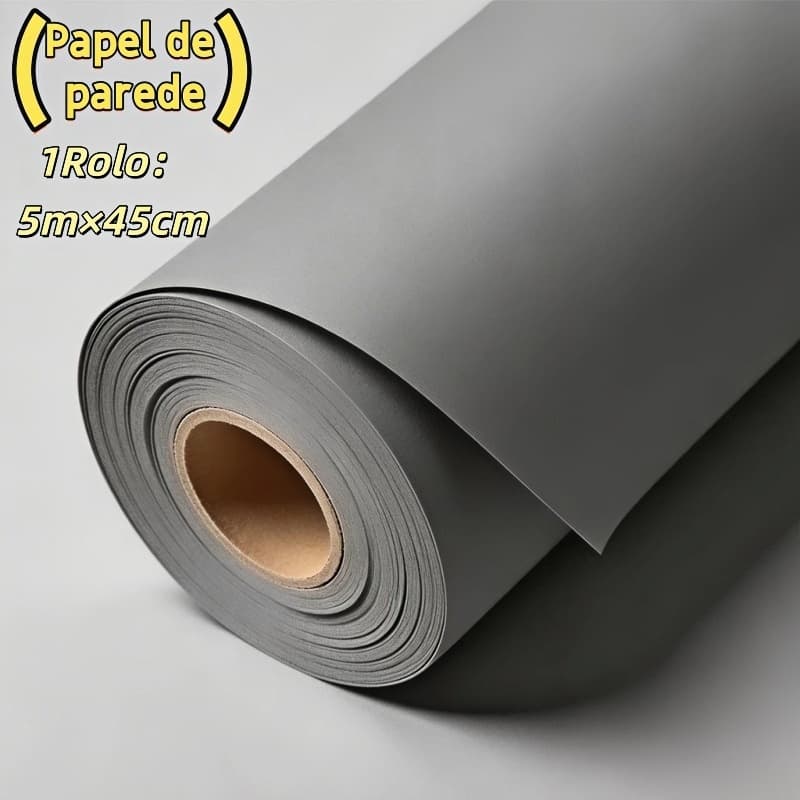 Papel de Parede Madeira 3D Autocolante 5m x 45cm Decoração para Quarto e Sala