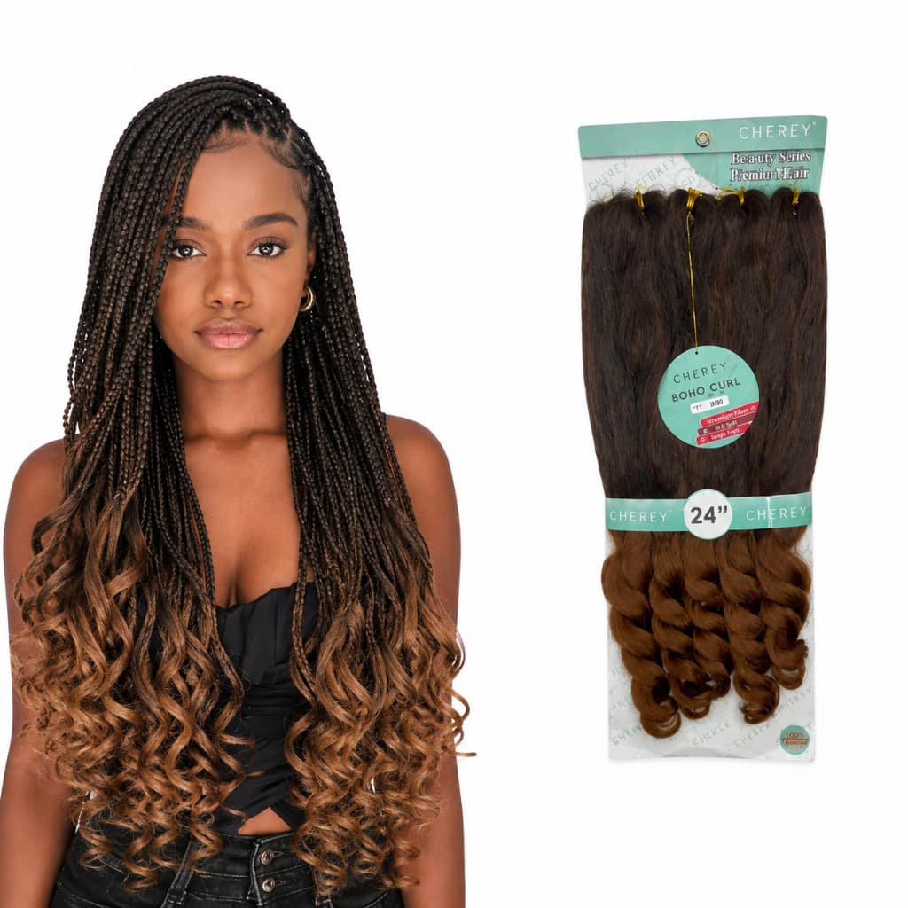 Kit 2 CABELO JUMBO BOHO CURL LONGO QUALIDADE PREMIUM 400g