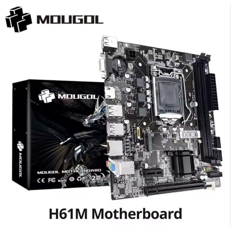 Placa Mãe Gamer H61 LGA1Intel i7 2ª/3ª Geração PC Gamer Ultra Rápido Distribuição de energia Desempenho confiabilidade
