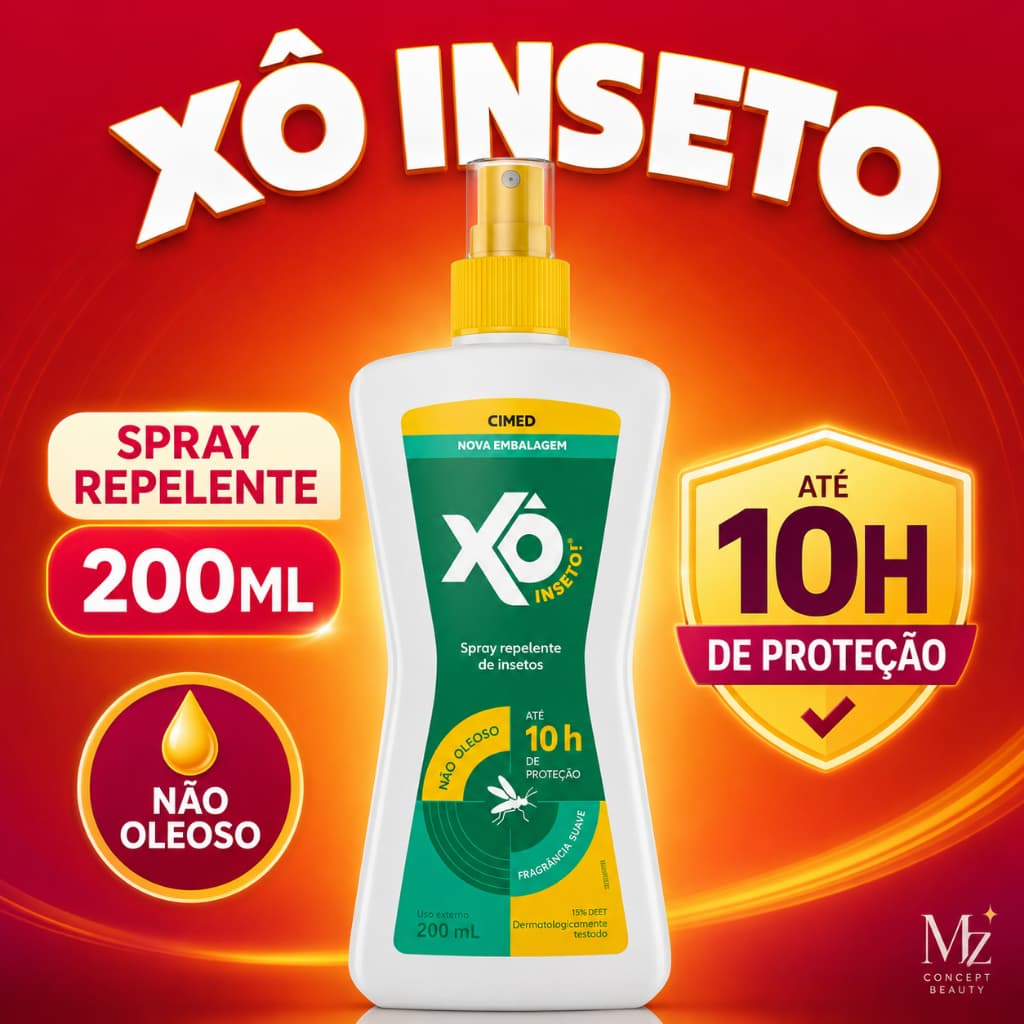 Repelente Spray Xô Inseto Cimed 200ml Não Oleoso Fragrância Suave