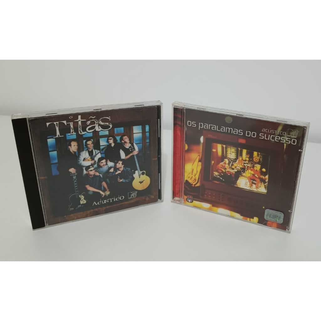 Kit 2 CDs - Titãs + Paralamas - Acústico MTV