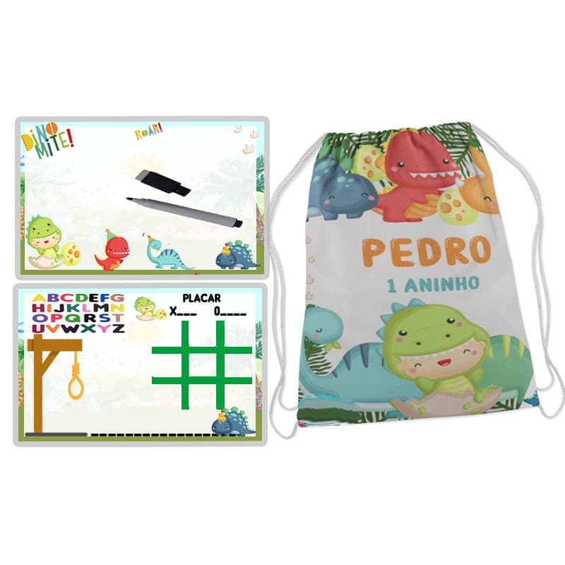 kit mochilinha e Lousa Magica Personalizada festa de aniversario infantil Todos os temas