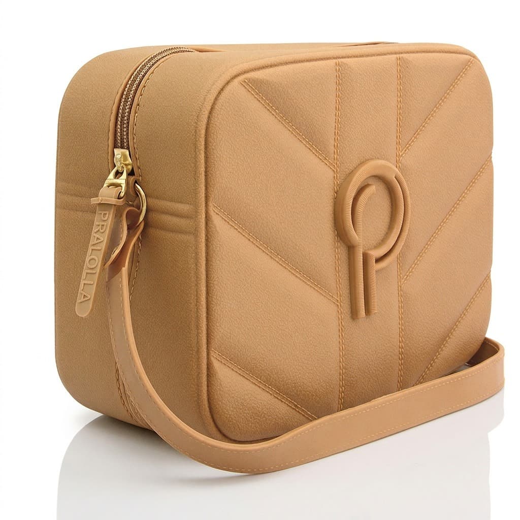 Bolsa Tiracolo Feminina Pralolla Com Zíper Para Dia a Dia