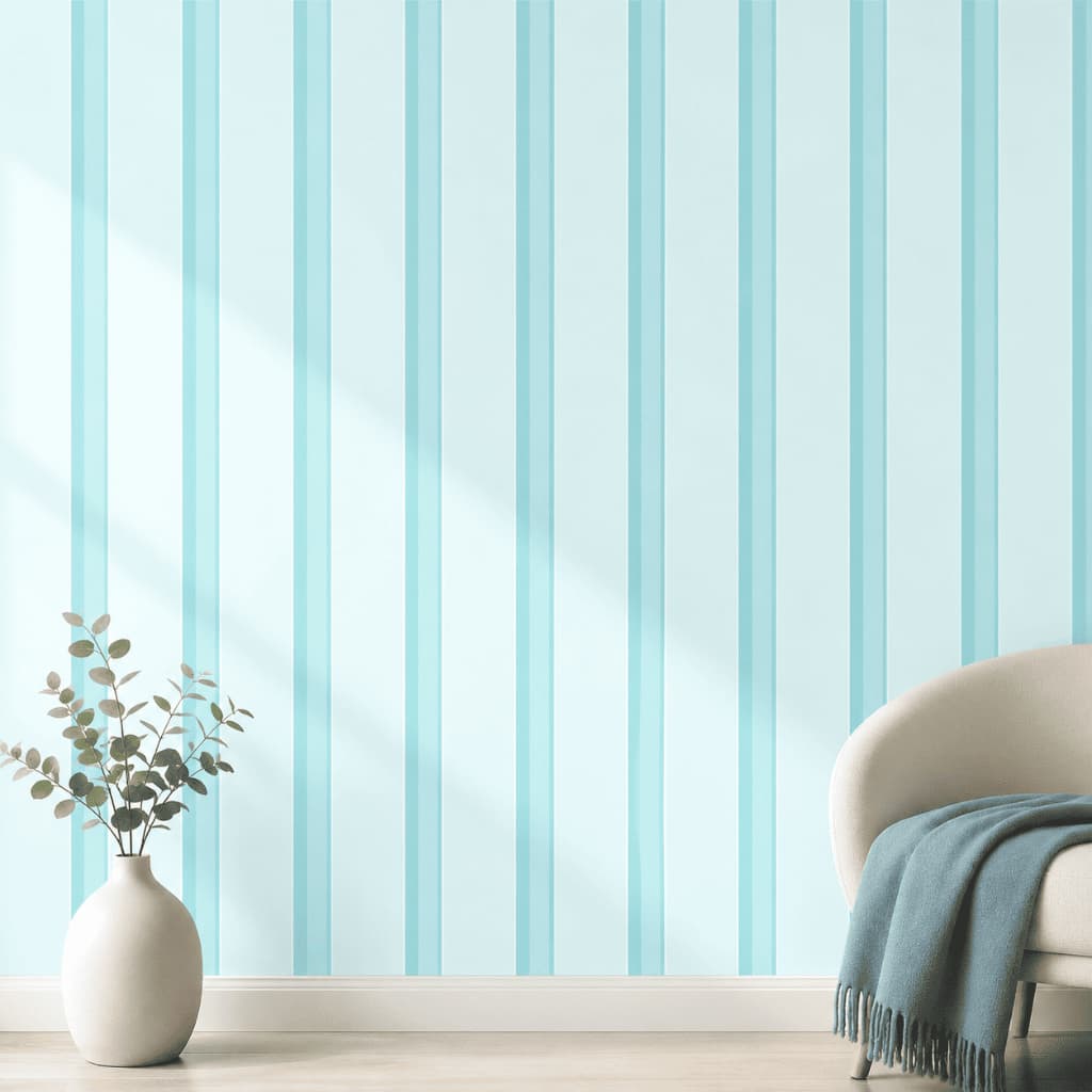 PAPEL DE PAREDE AZUL CLARO ADESIVO LAVAVEL VINILICO