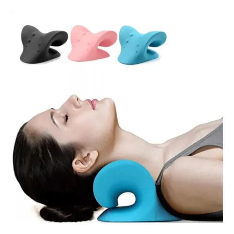 Travesseiro para Cervical Tração Cervical Pescoço Ombros Relaxante Alongador Quiroprático Postura