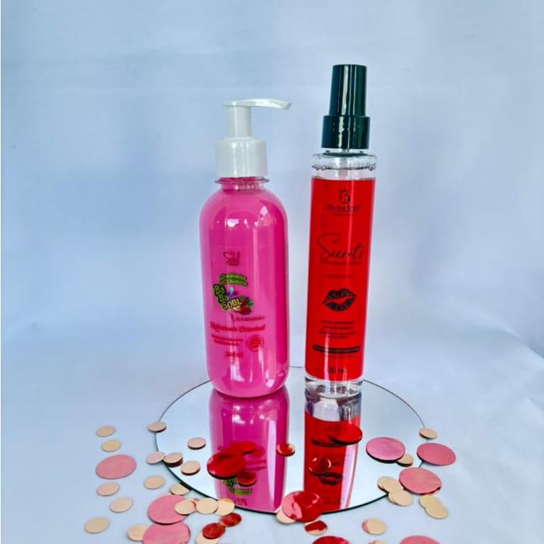 Kit Body Splash + Hidratante Corporal Feminino Perfumado Autocuidado Presente Beleza