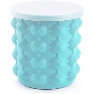 Balde De Silicone Para Fazer Gelo Rápido Forma De Gelo Cozinha Geladeira Compacto Multiuso