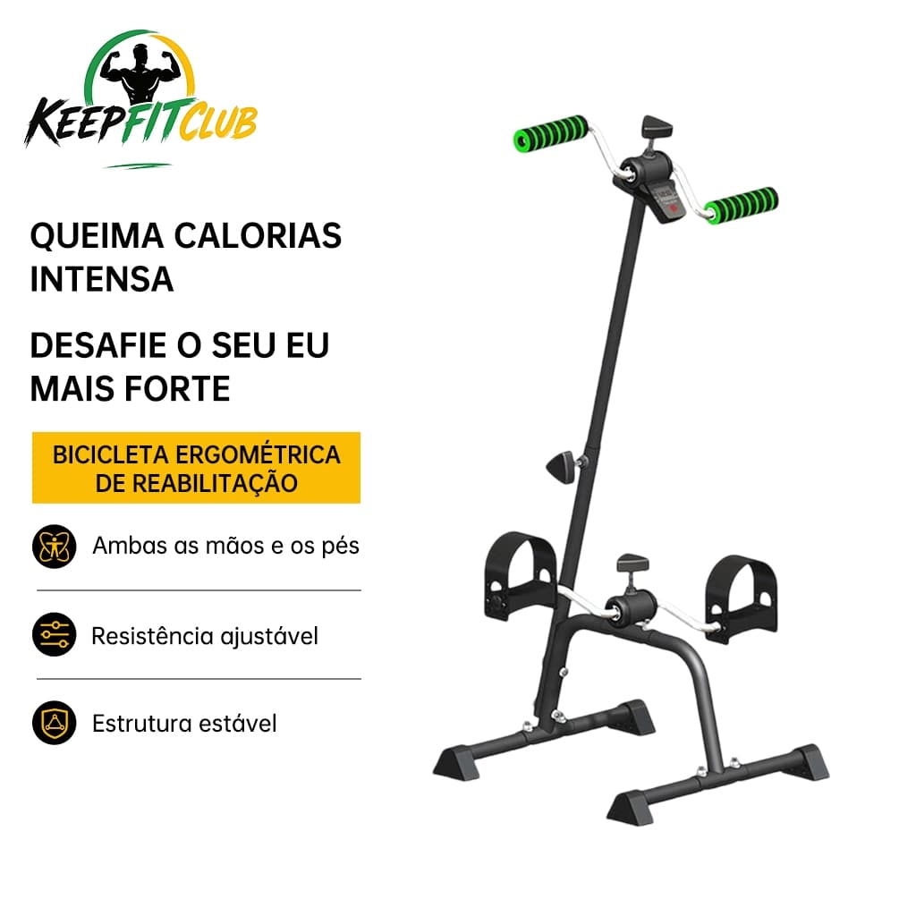 Bicicleta de Exercício para Casa, Ideal para Idosos, Exercício de Braços e Pernas