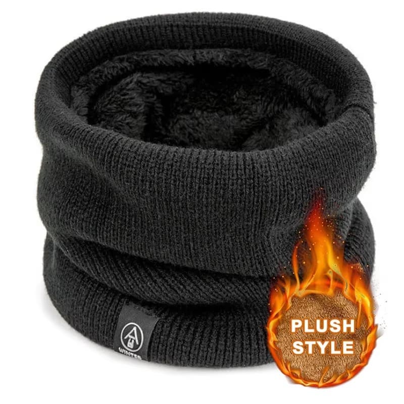 Cachecol Gola Térmica Unissex de Inverno Protetor de Pescoço e Rosto Peluciado para Frio