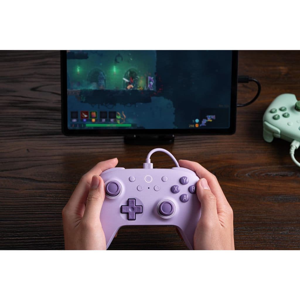 Controle Joystick 8BitDo Ultimate 2C com fio para PC, Steam, Windows, Raspberry Pi, Android