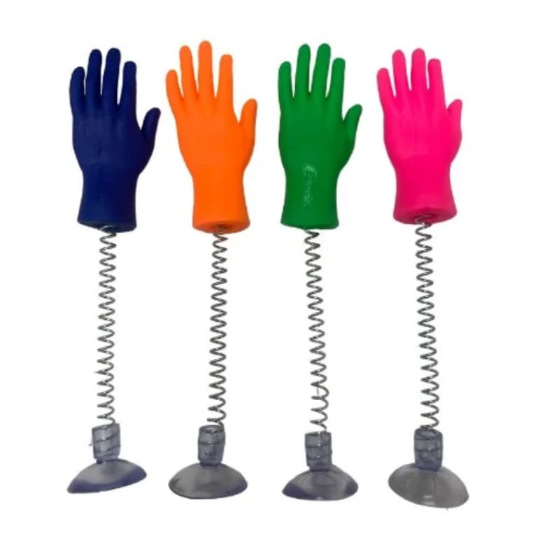 Brinquedo Mão Boba com Ventosa para Gatos - Cores Sortidas