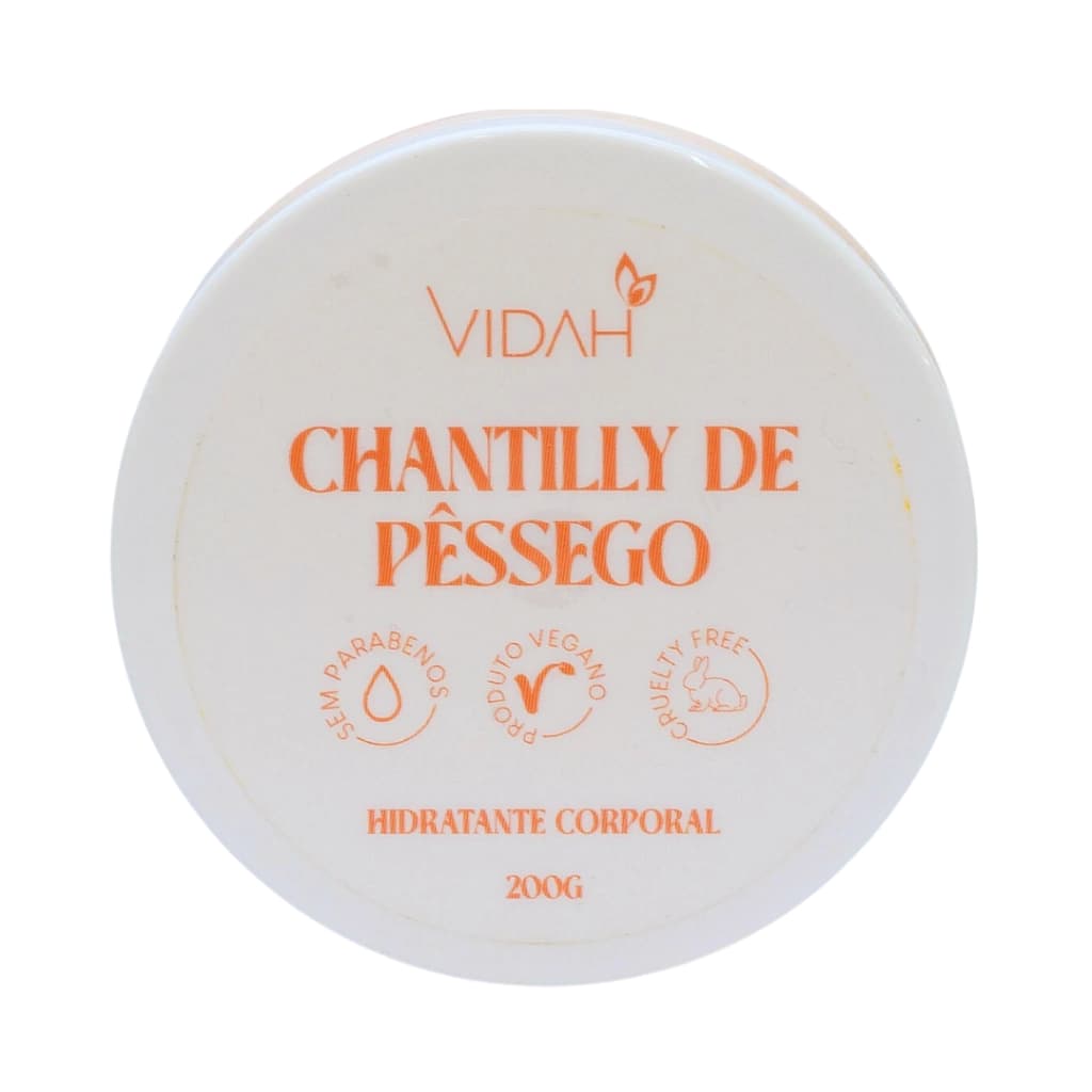 Creme Hidratante Chantilly de Pêssego 200g
