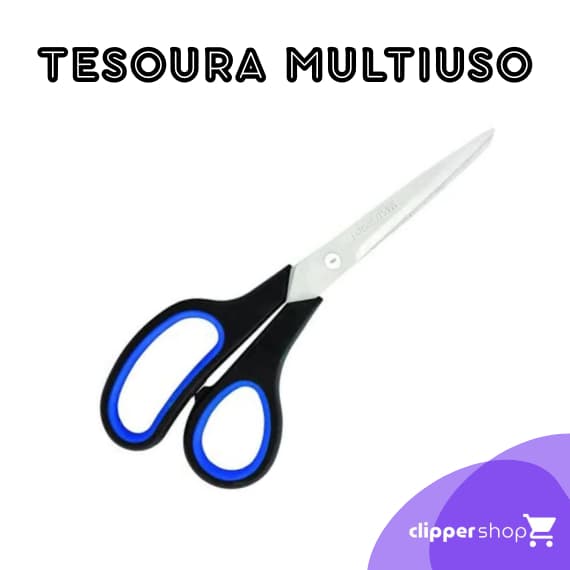 Tesoura Multiuso Profissional de Costura em Aço Inox 21cm Masterprint