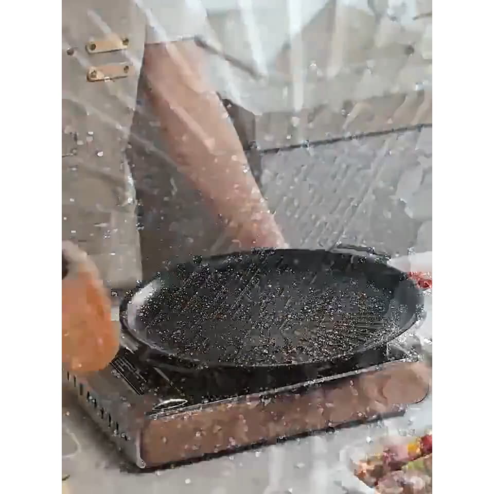 Disco de arado Chapa antiaderente para grelhar e fritar, ideal para uso doméstico