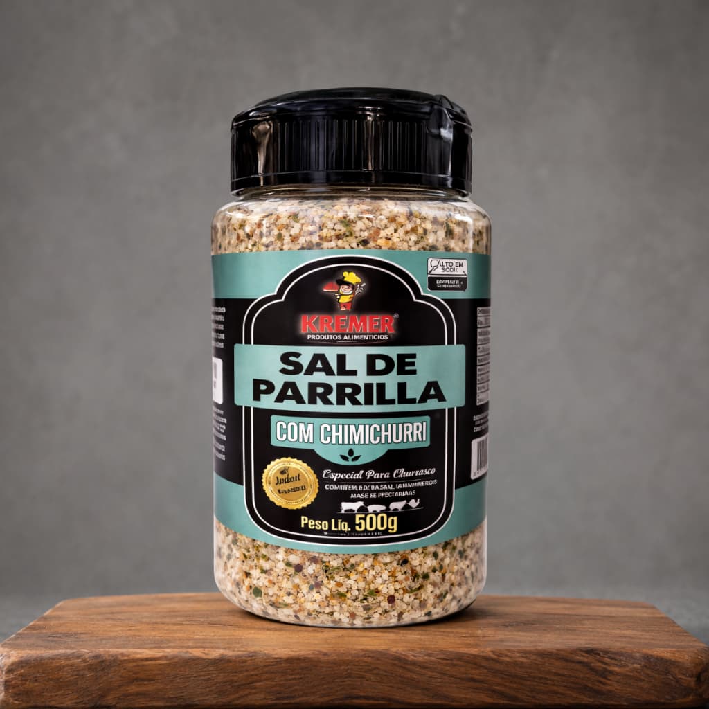 Sal Parrilla Kremer 500g Tempero Churrasco Chimichurri