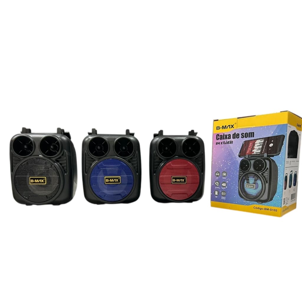 Caixa De Som Portatil caixa Bluetooth mini Caixa de som Recarregavel, caixa de som FM B-MAX