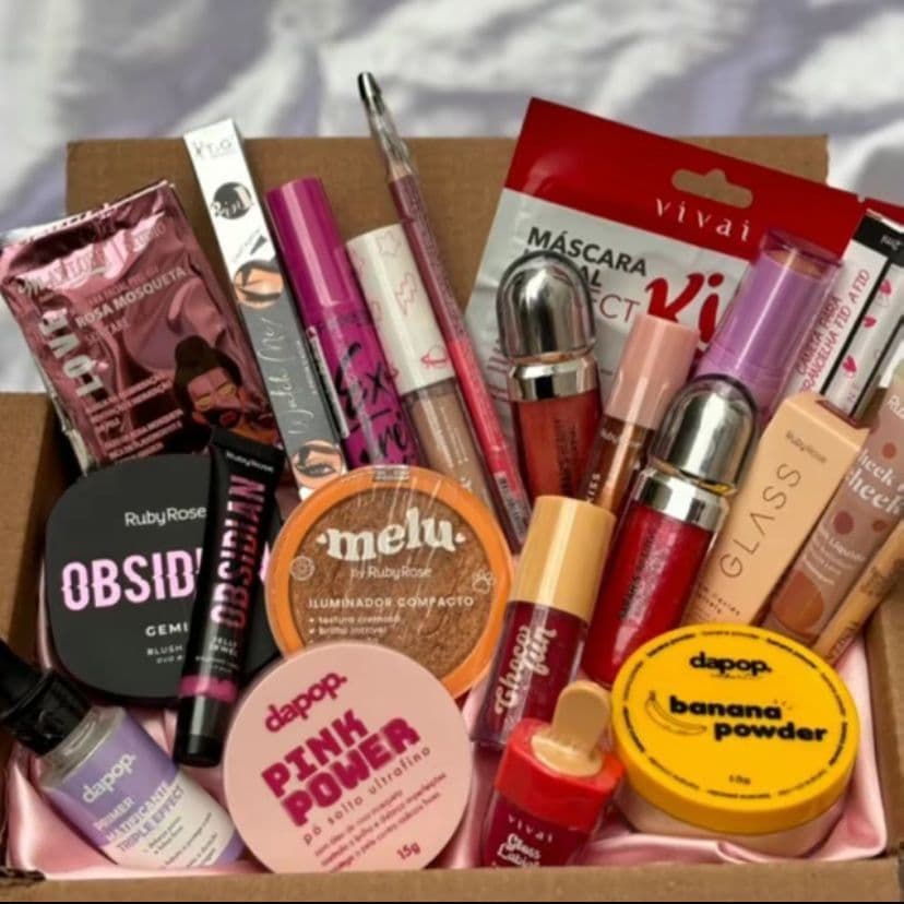 BOX 16 ITENS MAKE BARATA - MELHORES MARCAS TENDENCIA