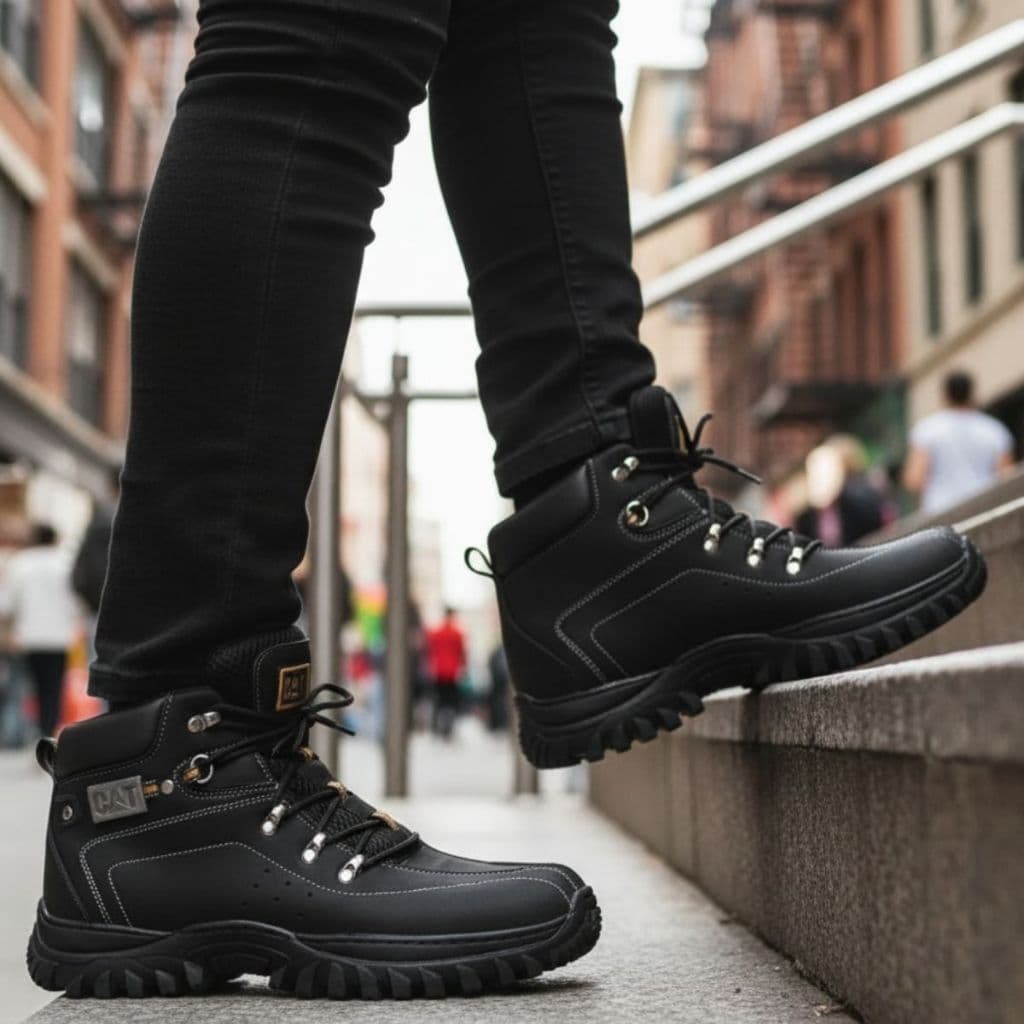 Bota Masculina Adventure Dia a Dia Urbana Casual Reforçada