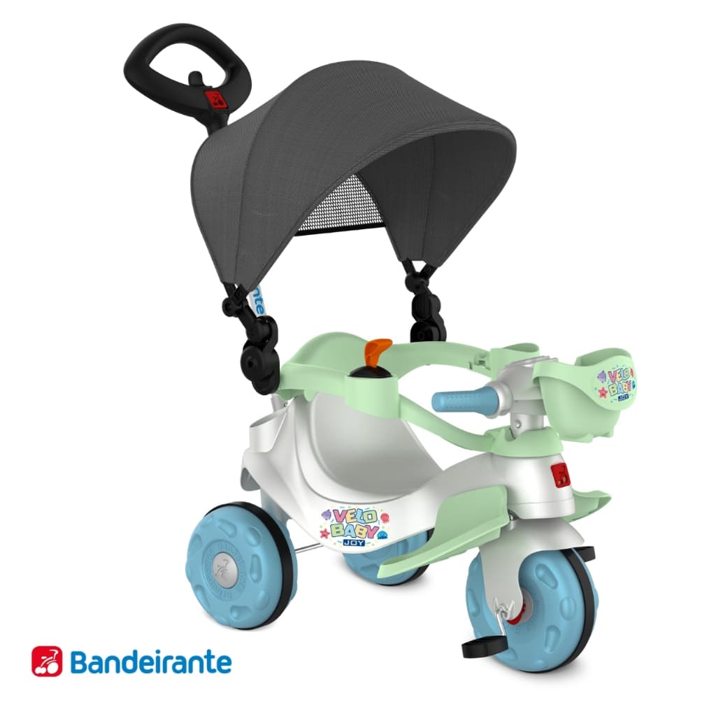 Triciclo Infantil Menino Menina Motoca com Empurrador Bandeirante
